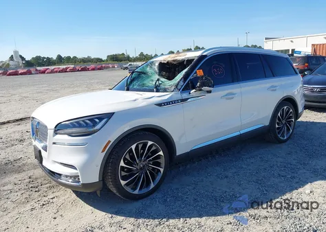 2021 Lincoln Aviator Reserve из США, поврежденный, VIN 5LM5J7WC5MGL07814